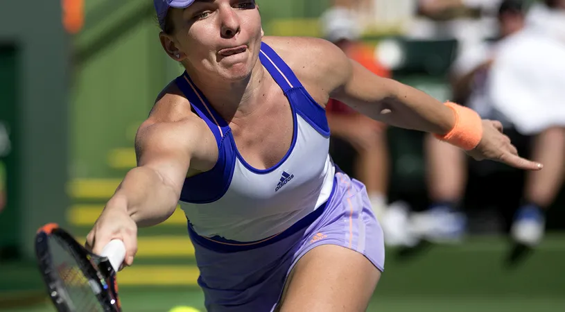 Halep a oferit imaginea turneului de la Indian Wells. 