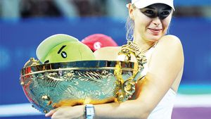 O bomboană de fată.  Șarapova a obținut un profit de peste 1 milion de euro din afacerea cu... bomboane