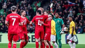 Rusia lui Vladimir Putin e o bestie şi a învins cu 11-0 în ultimul meci. Naționala de fotbal de la Moscova e peste România în clasamentul FIFA