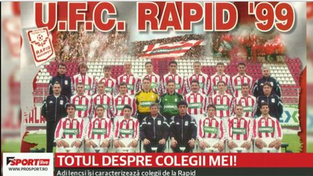 Totul despre colegii mei! ProSport LIVE | Iencsi și Rapid 1999. Locomotiva, "Bunicul" și fotbalistul care citea ziarul și trăgea un pui de somn: "Chiar și sforăia". Amintirile cu telefonul cu fise și crema de ghete VIDEO 