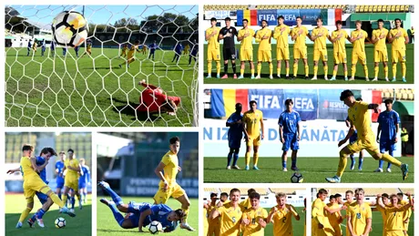 România U18 a condus Italia, dar a încasat-o la scor până la final. E naționala la care Steaua dă cei mai mulți jucători, însă cel mai bun a fost utilizat doar câteva minute de Ion Marin