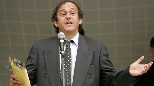 Platini: „În Liga Campionillor câștigă trișorii”