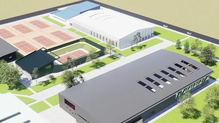 Avansează construcția „perlei” de zeci de milioane de euro de lângă orașul istoric al României! S-a ales firma pentru studiul de fezabilitate al complexului sportiv care va avea 7 terenuri de tenis, bazine de înot și patinoar