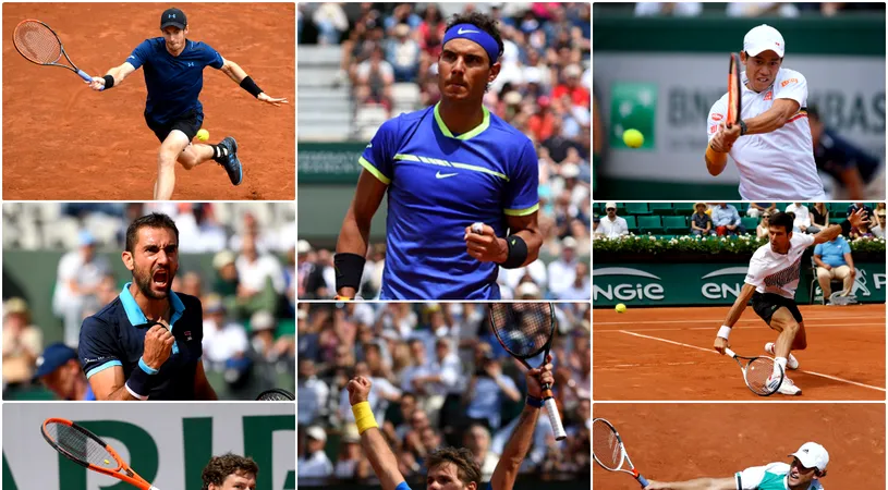 Roland Garros | Tablou completat pentru sferturile de finală, simplu masculin: un singur favorit a 