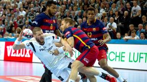 FC Barcelona, la un pas de a fi eliminată și din Liga Campionilor la handbal masculin. PSG și Veszprem, aproape calificate la turneul Final 4