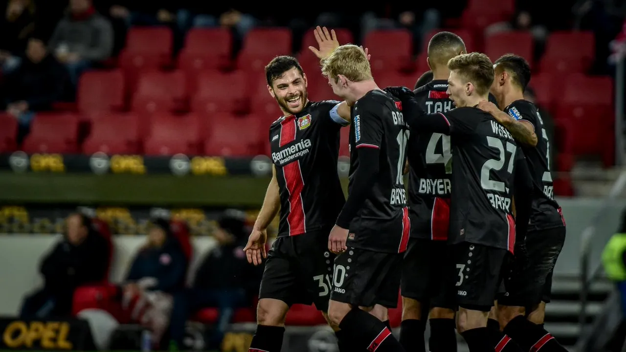 Bayer Leverkusen a dat de pământ cu Mainz. Alexandru Maxim a urmărit totul de pe margine. 