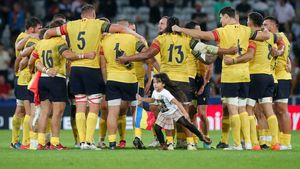 „Stejarii” pleacă de la Cupa Mondială de rugby din Franța cu înfrângeri pe linie, după ce au pierdut și cu Tonga, scor 24-45. Elevii lui Eugen Apjok au cedat pe final