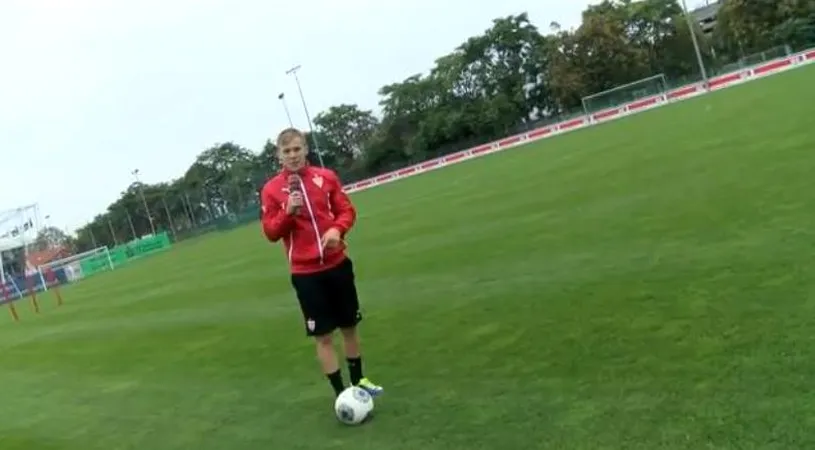 VIDEO: Maxim e vedeta lui Stuttgart! Mijlocașul român îi învață pe tinerii fani ai lui VfB cum se face trucul care l-a transformat în star în Bundesliga
