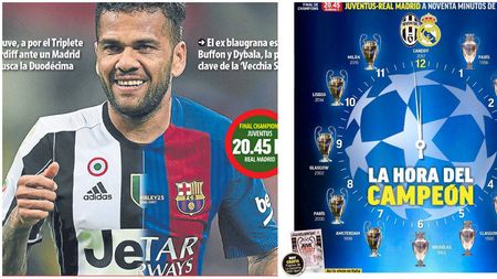 Rivalitatea Real - Barcelona nu are limite. FOTO | Cum arată primele pagini ale ziarelor Sport și Mundo Deportivo. Finala Champions League a împărțit Spania
