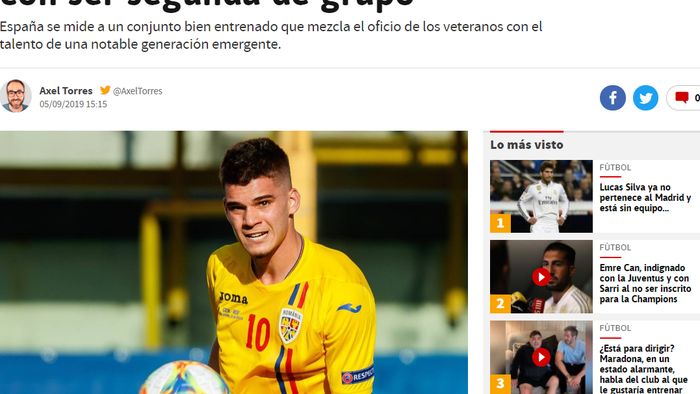 "România lui Contra visează." Ce au scris spaniolii despre naționala tricoloră și despre selecționer înainte de meciul de foc de pe Arena Națională!