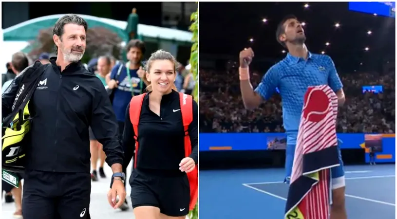 Patrick Mouratoglou intervine în scandalul momentului de la Australian Open! Reacția antrenorului Simonei Halep după ce Novak Djokovic și-a luat pauză de toaletă fără permisiunea arbitrului