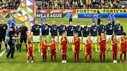 Moment emoționant în Giulești! Tot stadionul a cântat imnul național înainte de România – Muntenegru | VIDEO