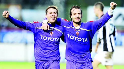 Fiorentina bagă în teren cu Palermo cuplul ideal: Mutu – Gilardino