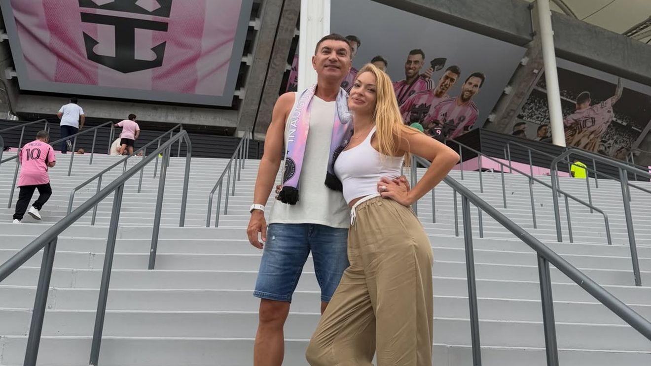 Cristi Borcea a fost să-l vadă pe Leo Messi la Miami. Valentina Pelinel a publicat imaginile