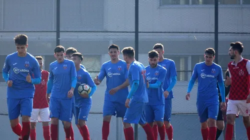 Steaua joacă un nou amical în cantonamentul de la Cheile Grădiștei! Elevii lui Lăcătuș dau piept cu Cetate Râșnov de Valentine’s Day