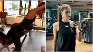 Sorana Cîrstea a revenit în forță la sală: „Iubesc!" Cum a fost fotografiată cea mai bună jucătoare de tenis a României | GALERIE FOTO