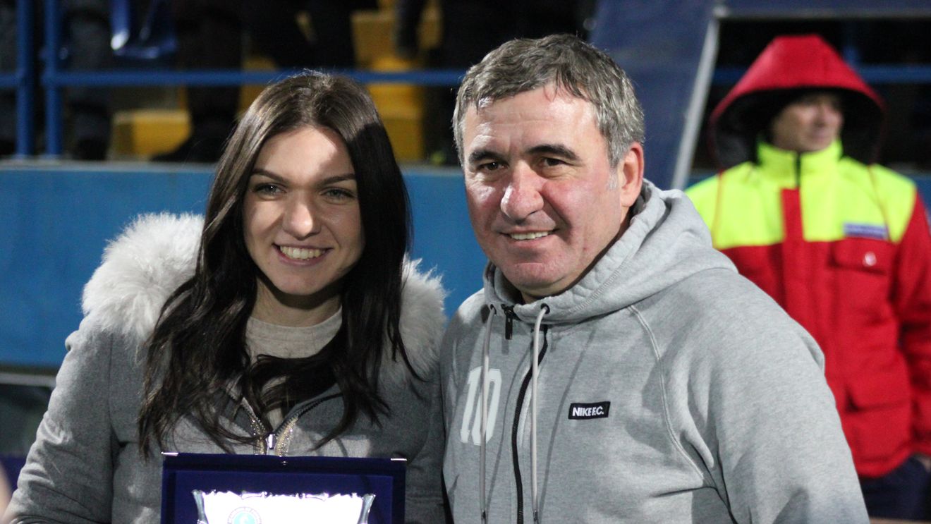 De la campion, la campioană! "Destiny, ăsta e destiny". Mesajul lui Hagi către Halep într-o zi mare pentru sportul românesc