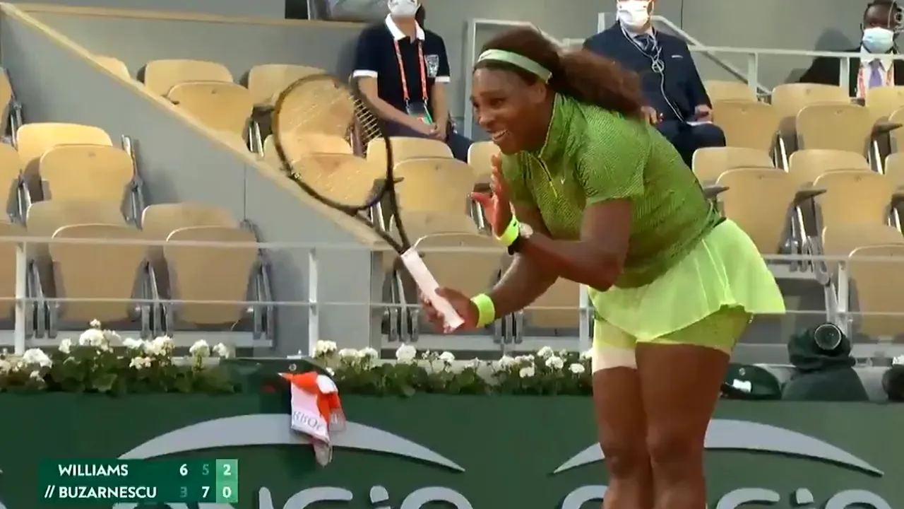Acel moment când Serena Williams își cere scuze în fața Mihaelei Buzărnescu! Faza zilei la Roland Garros | VIDEO