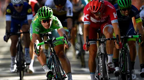 Peter Sagan, victorie la milimetru în fața lui Kristoff în etapa a 16-a din Turul Franței