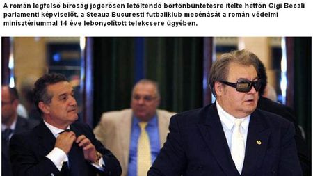 Lecția de normalitate a fost oferită de unguri! Ce a scris presa maghiară despre arestarea lui Gigi Becali