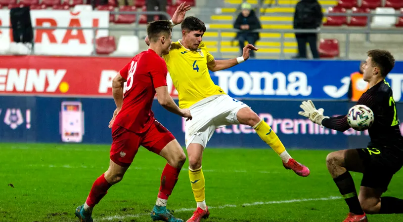 Gabriel Buta a înscris pentru România U20 în amicalul cu Polonia și se întoarce cu un ”imbold” la Unirea Dej. Ce i-a spus Gică Hagi în momentul în care l-a împrumutat în Liga 2