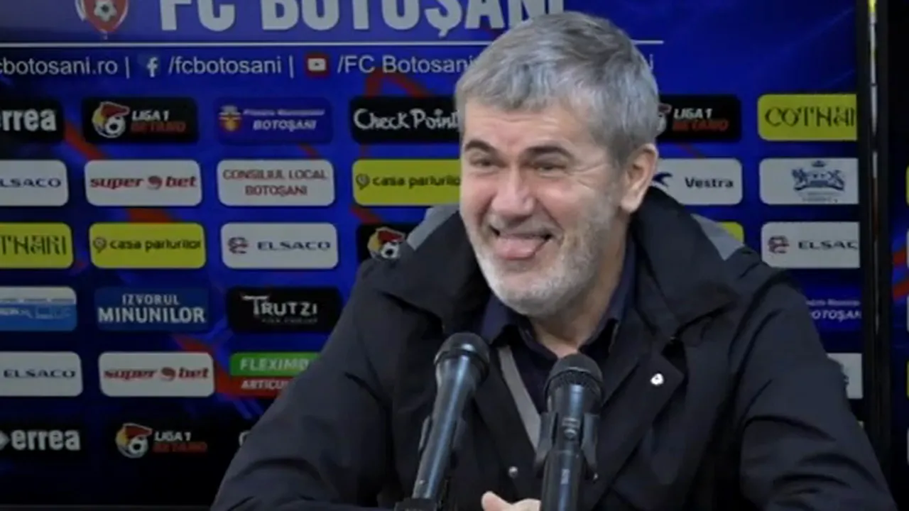 VIDEO | SHOW făcut de Valeriu Iftime la conferința de presă a FC Botoșani. 