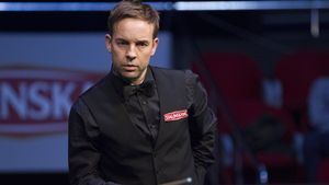 FOTO | Romanian Snooker Masters și-a stabilit prima semifinală: jucătorii care au reușit cele mai mari break-uri la această ediție se înfruntă pentru un loc în finală