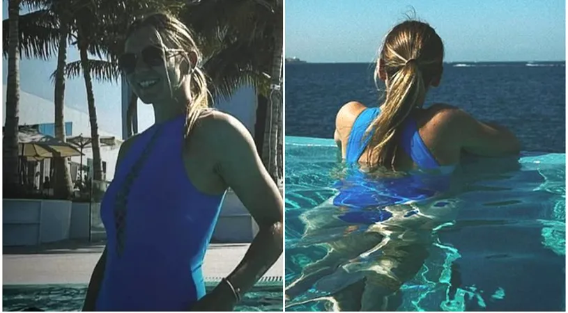 Simona Halep, show la piscină cu bărbatul pe care l-a numit „partener de antrenament!