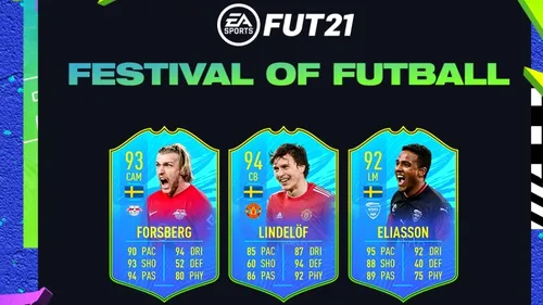 Evenimentul Festival Of Futball continuă în FIFA 21! Cum poți obține un trio de jucători suedezi în echipa de Ultimate Team