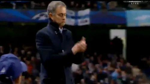 VIDEO: Mourinho a avut propriul meci cu City!** L-a imitat pe Mr. Bean și l-a luat peste picior pe arbitrul de tușă, când a arătat prelungirile