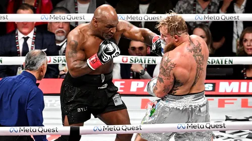 Mike Tyson, întâlnire de gradul zero cu Jake Paul. Au dat nas în nas la petrecerea lui Donald Trump