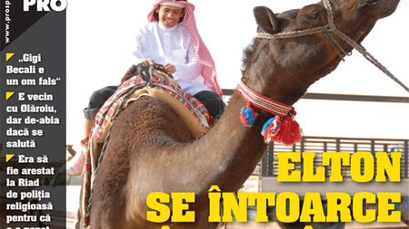 Elton: "Ma intorc in Romania!"