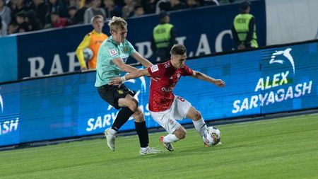 Bogdan Vătăjelu a câştigat primul său trofeu în Kazahstan, după o finală dramatică. Echipa sa era condusă în minutul 89!