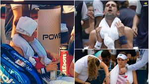 New York Heat a lovit brutal tenisul. Doi români au simțit din plin arșița, imaginile spun totul, iar mărturiile șocante curg-râu: "Fața mea era roșie, era al naibii de cald", "nici nu puteam merge drept" și "am schimbat de 3 ori încălțările!"