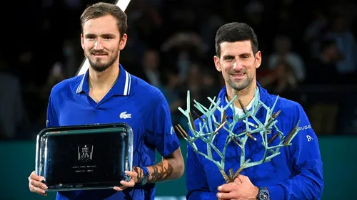 Novak Djokovic, noul campion al Mastersului de la Paris! Sârbul și-a luat revanșa în fața lui Daniil Medvedev și a stabilit un nou record | VIDEO