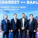 Dat afară de la Neftchi Baku, Mutu promovează zborurile directe dintre Azerbaidjan și România