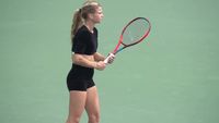 Camila Giorgi, revenire neașteptată pe terenul de tenis după ce a fost dată dispărută și acuzată de furt! Cu cine se antrenează italianca. VIDEO