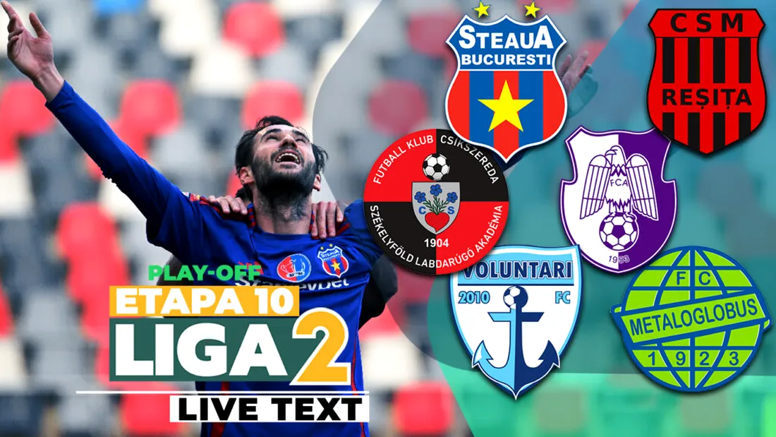 Liga 2, ultima etapă din play-off | Cele trei meciuri încep la ora 12:00. Aflăm campioana și a doua echipă care merge în barajele de promovare