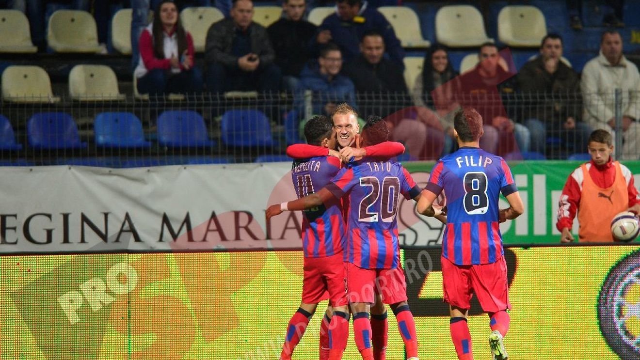 Experimentul Steaua! Liderul se impune, deși Reghe a folosit o formulă inedită. Brașov - Steaua 1-2
