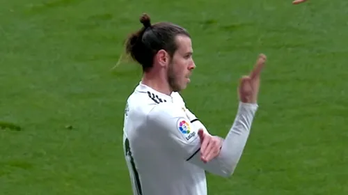 Gareth Bale, cu o reacție care trădează tensiunile de la Real Madrid. Totul s-a întâmplat pe teren. VIDEO