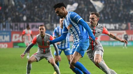 Fotbalistul de la FCSB s-a prăbușit pe teren, în finalul meciului cu Universitatea Craiova! A început să plângă și a lăsat-o pe campioană în 10 jucători