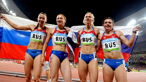 Încă o lovitură grea pentru Rusia! CIO i-a retras medalia de aur câștigată la Beijing, în 2008, în proba de ștafetă 4x100 metri