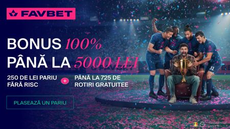 An nou, bonus nou! La Favbet, te înregistrezi și primești până la 5000 de lei și 725 de rotiri gratuite (P)