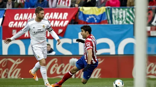 O remiză ca o victorie: Atletico Madrid – Real Madrid 2-2. Gazdele au reclamat trei penalty-uri neacordate la Diego Costa
