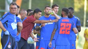 Cum arată echipele probabile din FCSB - Silkeborg. Schimbări de ultima oră în echipa lui Nicolae Dică