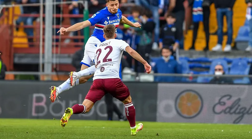 Vești proaste pentru Radu Drăgușin, transferul lui Dennis Man este în pericol! Sampdoria a rămas fără antrenor