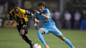 L-a pus la pământ cu o dublă "perversă"!** VIDEO Un bolivian i-a arătat lui Neymar 'who is the strongest'! 'Perla' lui Santos a urlat de durere