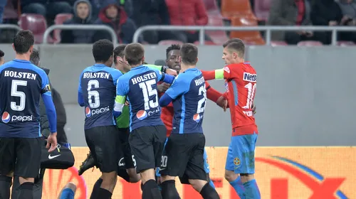 FOTO | Gnohere și-a lăsat echipa la greu și ratează meciul cu CFR Cluj. Verdictul lui Cristi Balaj, după ce Colțescu l-a eliminat direct pe vârful francez