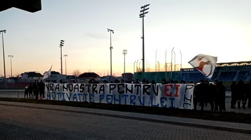 Craiovenii s-au antrenat pe „Ion Oblemenco” înaintea derby-ului cu Dinamo, iar fanii şi patronul Mihai Rotaru au venit să-i susţină | FOTO