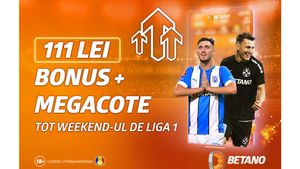 Am crescut cotele! Cea mai tare etapă din Liga 1 beneficiază în întregime de MegaCote pe Betano!